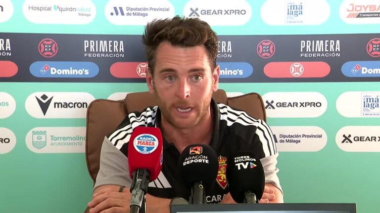 Fotograma de la fuente sobre el análisis de la victoria ante el Atlético de Torremolinos, Jaume y el balón parado.